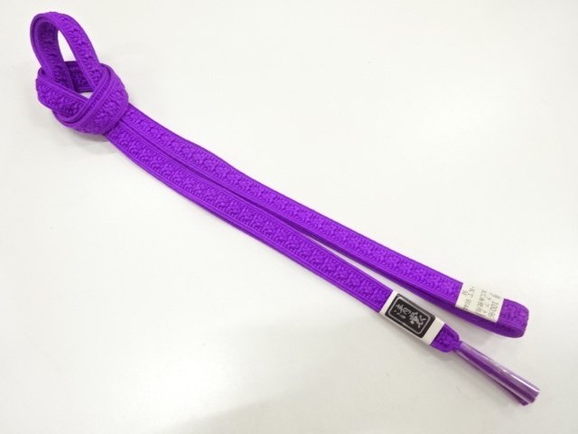 未使用品　正絹　手組帯締め